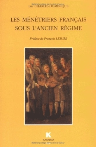 Emprunter Les ménétriers français sous l'Ancien régime livre