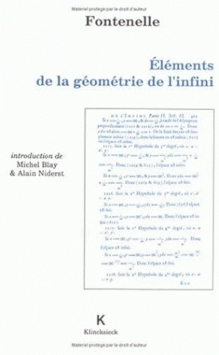 Emprunter Eléménts de la géométrie de l'infini livre