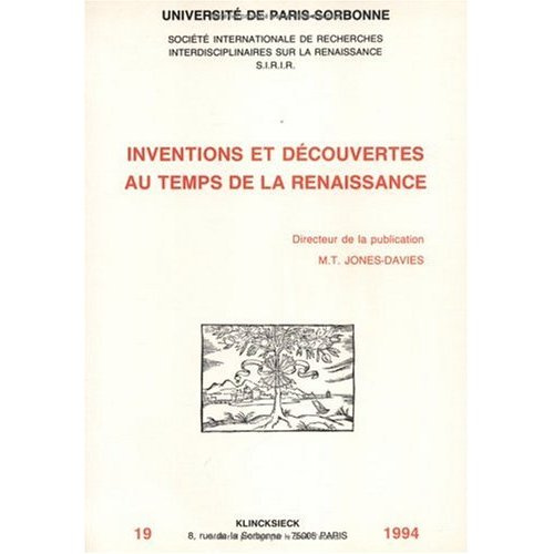Emprunter Inventions et découvertes au temps de la Renaissance. [actes des colloques, 19-20 novembre 1993 et 1 livre
