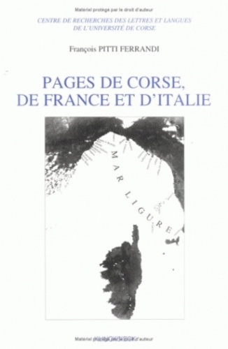 Emprunter Pages de Corse, de France et d'Italie livre