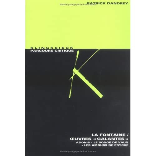 Emprunter La Fontaine, oeuvres galantes. 