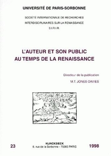 Emprunter L'auteur et son public au temps de la Renaissance livre