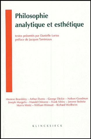Emprunter Philosophie analytique et esthétique livre