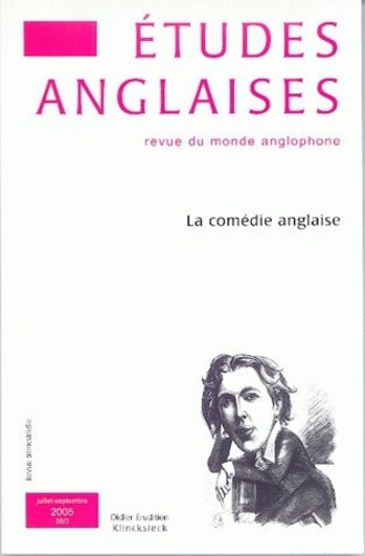 Emprunter Etudes anglaises N° 3/2005 : La comédie anglaise livre