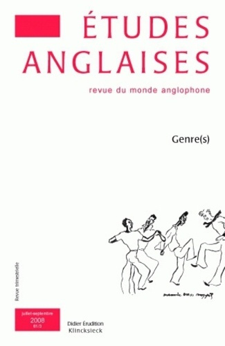 Emprunter Etudes anglaises N° 61/3, Juillet-septembre 2008 : Genre(s) livre