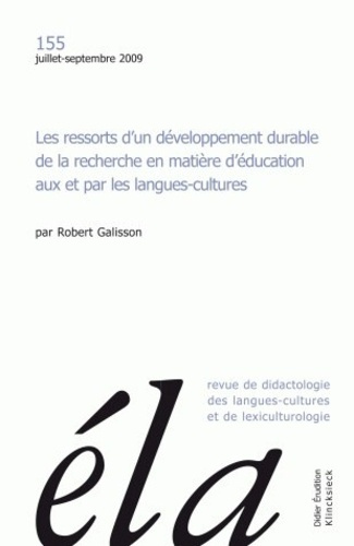 Emprunter Etudes de Linguistique Appliquée N° 155, Juillet-septembre 2009 : Les ressorts d'un développement du livre