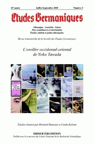 Emprunter Etudes Germaniques N° 259, 3/2010 : L'oreiller occidental-oriental de Yoko Tawada livre