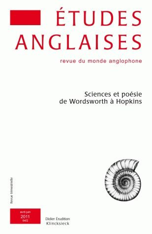 Emprunter Etudes anglaises N° 64/2, Avril-juin 2011 : Sciences et poésie de Wordsworth à Hopkins livre