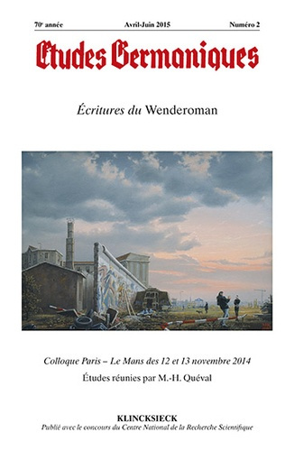 Emprunter Etudes Germaniques N° 278, 2/2015 : Ecritures du Wenderoman livre