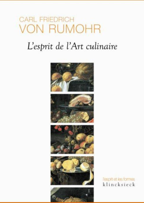 Emprunter L'esprit de l'art culinaire livre