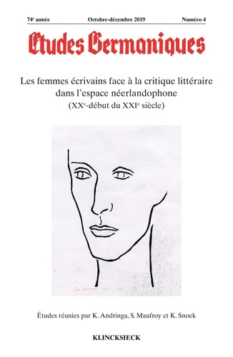 Emprunter Études germaniques - N°4/2019. Les femmes écrivains face à la critique littéraire dans l’espace néer livre