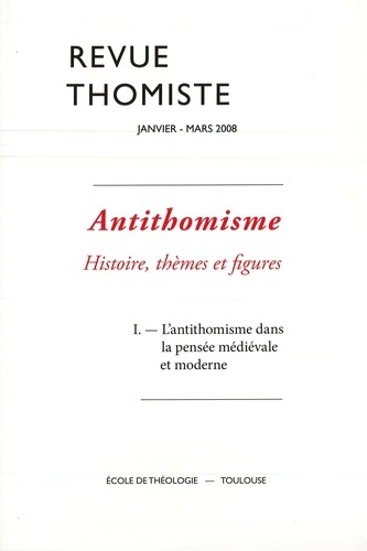 Emprunter Revue thomiste N° 1/2008, janvier-mars 2008 livre