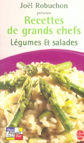 Emprunter RECETTES DE GRANDS CHEFS : LEGUMES ET SALADES livre