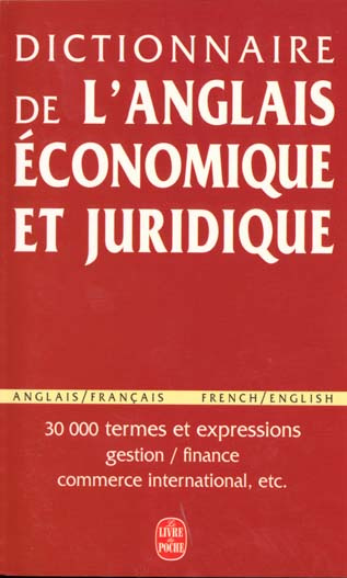 Emprunter Dictionnaire de l'anglais économique et juridique. Et du commerce international livre