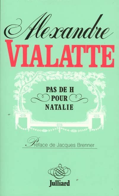 Emprunter Pas de H pour Natalie livre