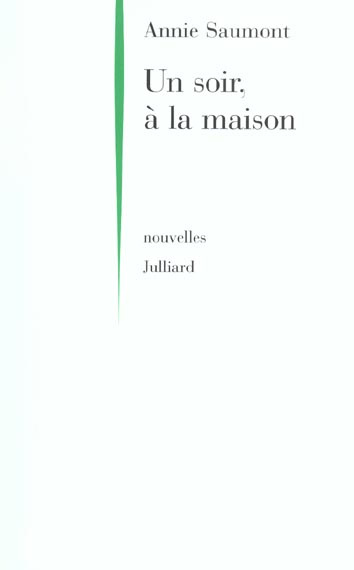 Emprunter Un soir, à la maison livre