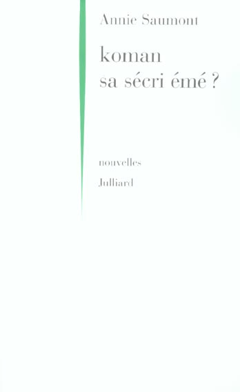 Emprunter Koman sa sécri émé ? livre