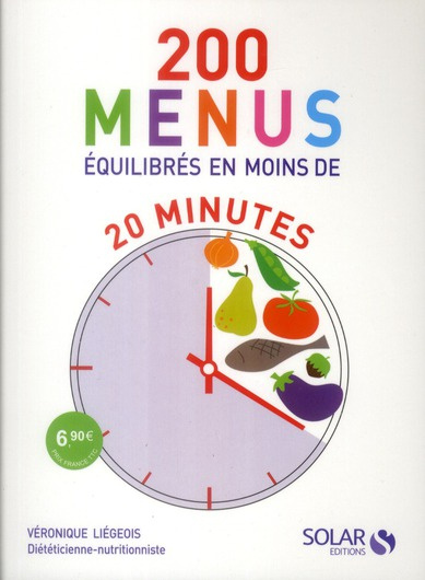 Emprunter 200 menus équilibrés en moins de 20 minutes livre