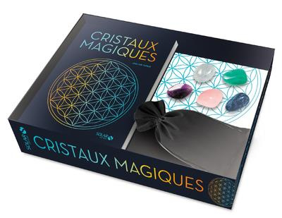 Emprunter Coffret Cristaux magiques. Avec 1 pochon , 5 cristaux, 1 fleur de vie livre