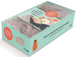 Emprunter Coffret mains au chaud dans pattes de velours. Livret d'humour félin et moufles fourrées livre