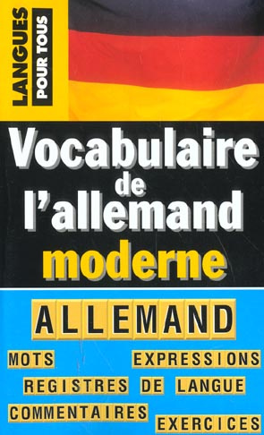 Emprunter Le vocabulaire de l'allemand moderne livre