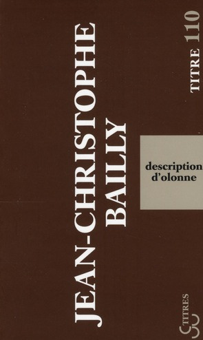 Emprunter Description d'Olonne livre