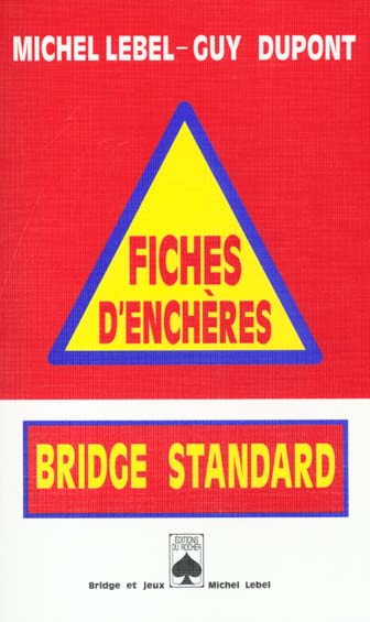 Emprunter Fiches d'enchères. Bridge standard livre