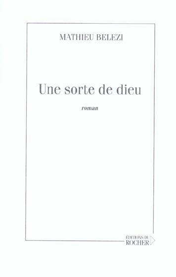 Emprunter Une sorte de dieu livre