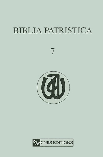 Emprunter Biblia Patristica : Index des citations et allusions bibliques dans la littérature patristique. Tome livre