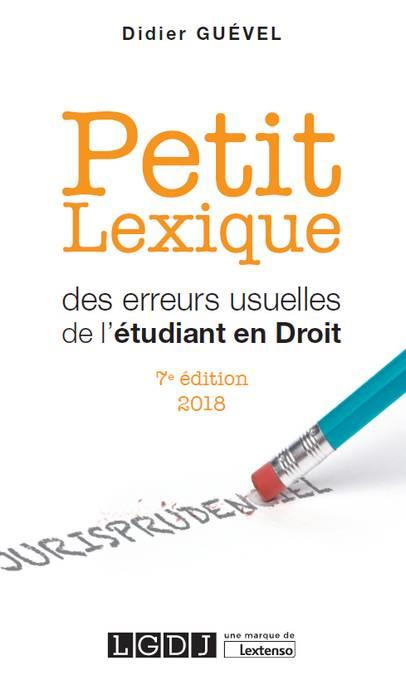 Emprunter Petites erreurs usuelles de l'étudiant en droit livre