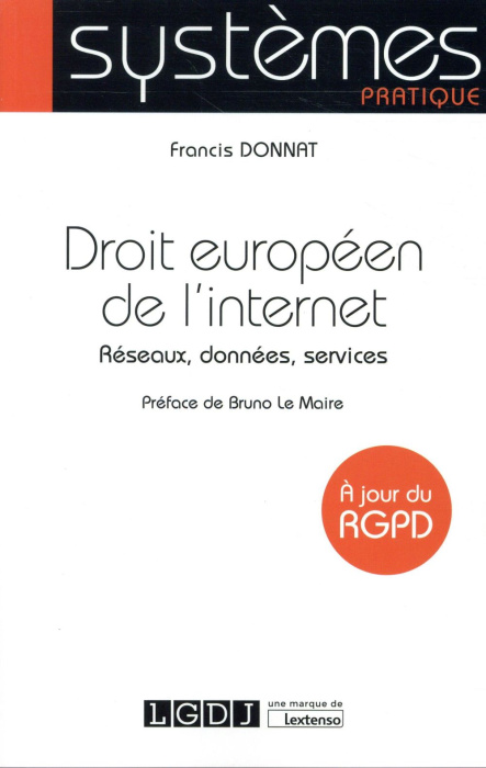 Emprunter Droit européen de l'internet livre