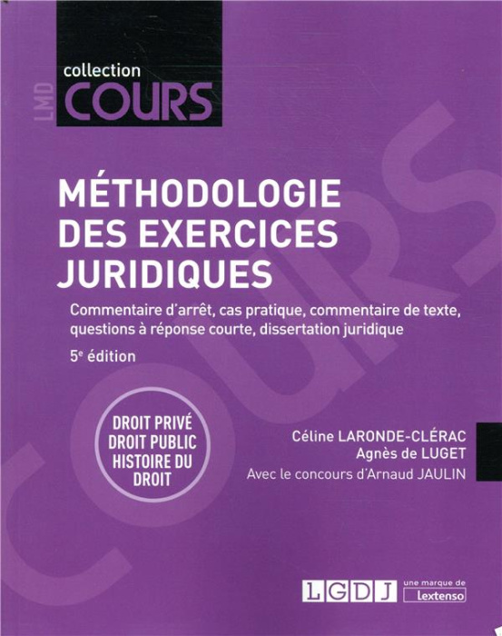 Emprunter Méthodologie des exercices juridiques livre