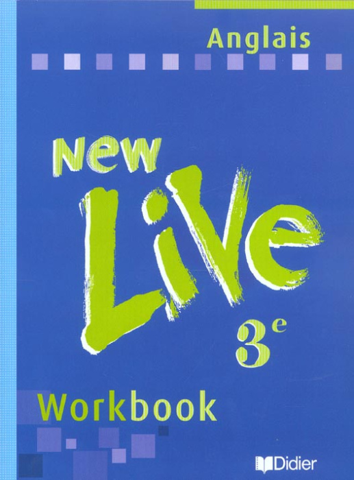 Emprunter Anglais 3eme New Live. Workbook livre