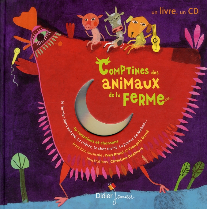 Emprunter Comptines des animaux de la ferme. Avec 1 CD audio livre