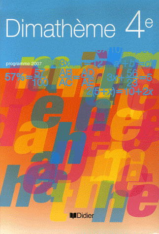 Emprunter Dimathème 4e. Programme 2007 livre