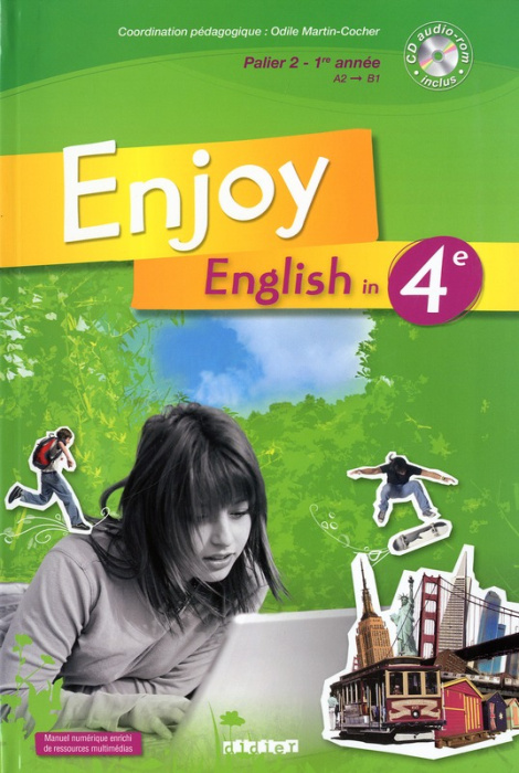 Emprunter Enjoy English in 4e. Avec 1 CD audio livre