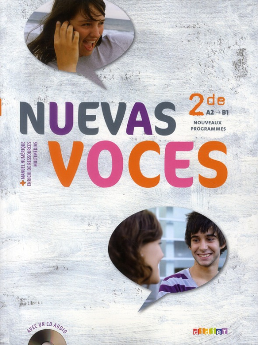 Emprunter Espagnol 2e Nuevas Voces. A2-B1, avec 1 CD audio livre