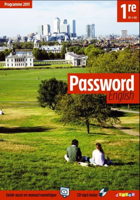 Emprunter Anglais 1re B1-B2 Password english. Avec 1 CD audio MP3 livre