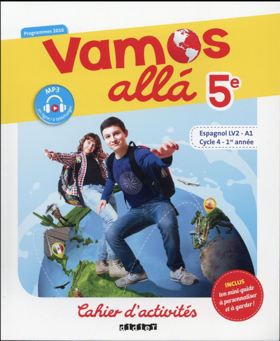 Emprunter Espagnol 5e LV2 Vamos alla. Cahier d'activités, Edition 2016 livre