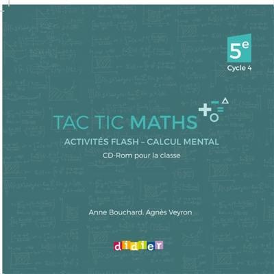 Emprunter Tac Tic Maths Cycle 4. 1 CD-ROM livre