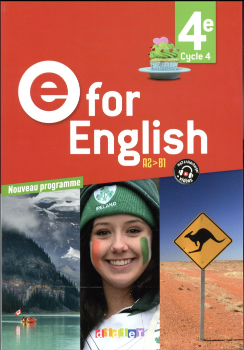 Emprunter E for English 4e A2>B1 livre