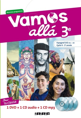 Emprunter Espagnol 3e LV2 A1 -A2 Vamos alla. 1 DVD 2 CD AUDIO livre