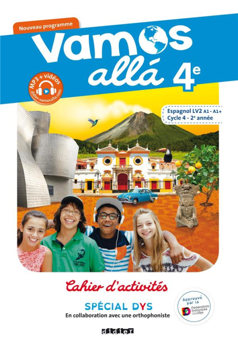 Emprunter Espagnol LV2 4e Cycle 4 Vamos alla. Cahier d'activités, Edition 2019 [ADAPTE AUX DYS livre