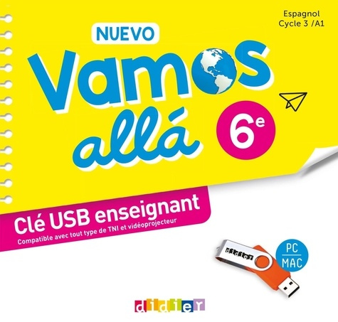 Emprunter Nuevo Vamos allá 6e - Espagnol Ed.2021 - Clé USB livre