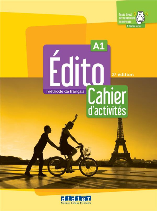 Emprunter Edito A1 Méthode de français. Cahier d'activités didierfle.app, 2e édition livre