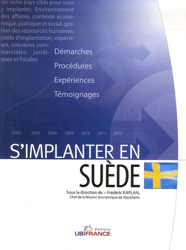 Emprunter S' IMPLANTER EN SUEDE livre
