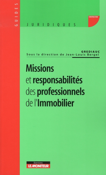 Emprunter Missions et responsabilités des professionnels de l'Immobilier livre