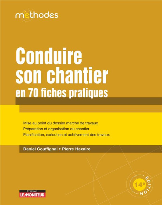 Emprunter Conduire son chantier en 70 fiches pratiques. 14e édition livre