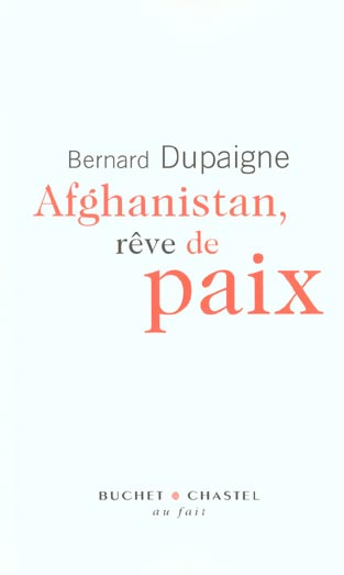 Emprunter AFGHANISTAN REVE DE PAIX livre
