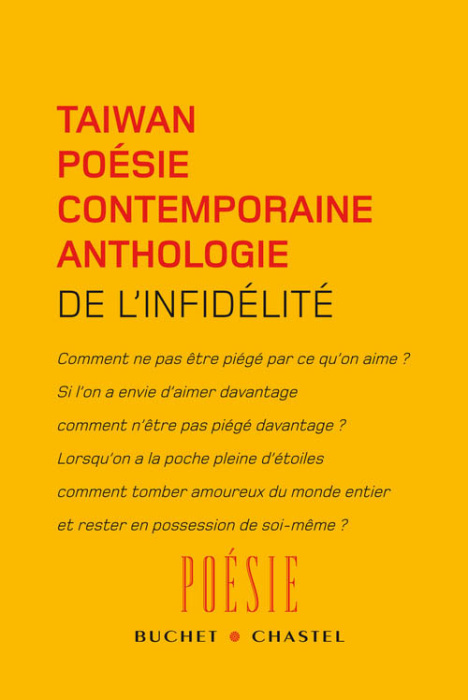 Emprunter De l'infidélité. Anthologie de la poésie contemporaine de Taïwan livre